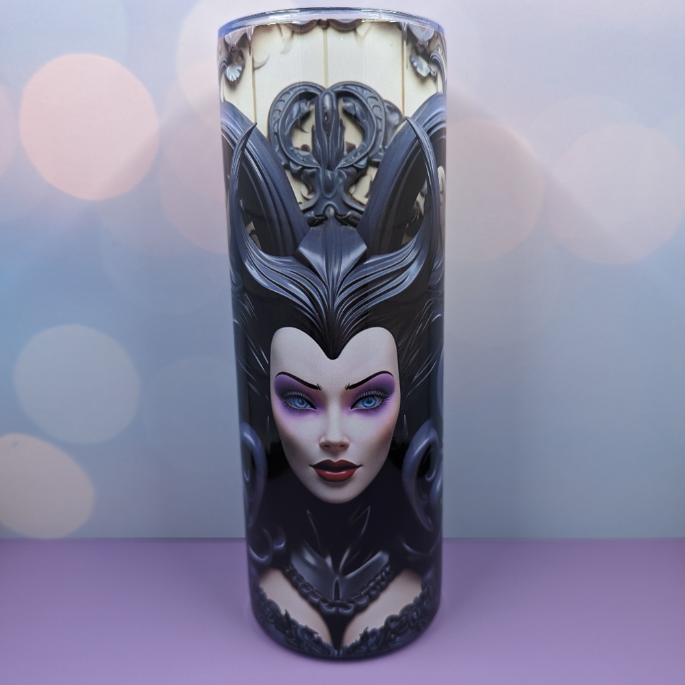 Maleficent Inspired Tumbler